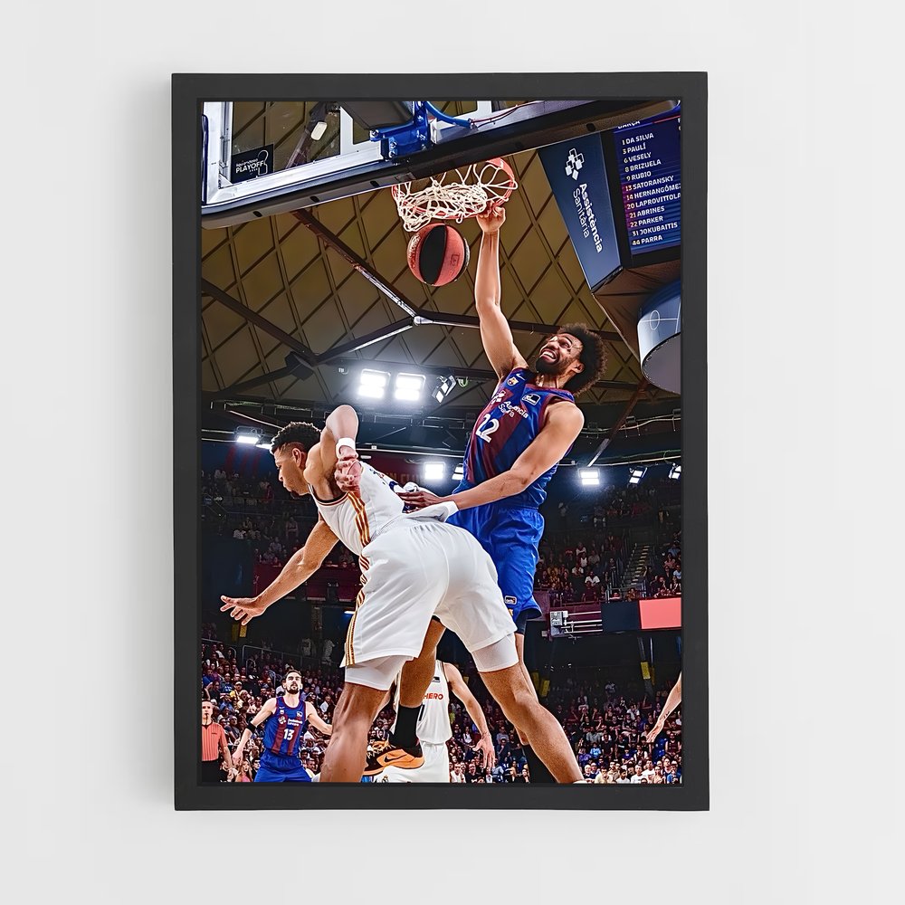 Poster barcelona basketball (vue 2)